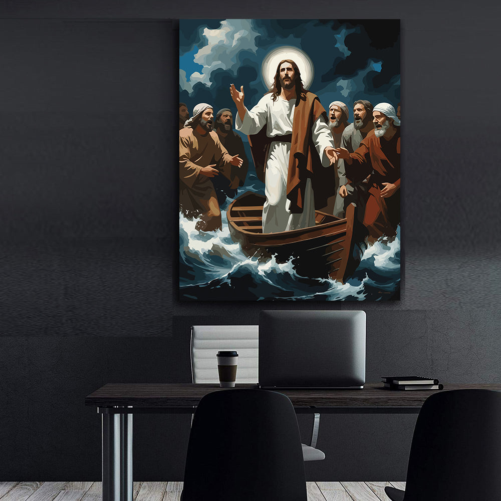 Set Pictură pe numere – Puterea Divină Asupra Naturii 6390