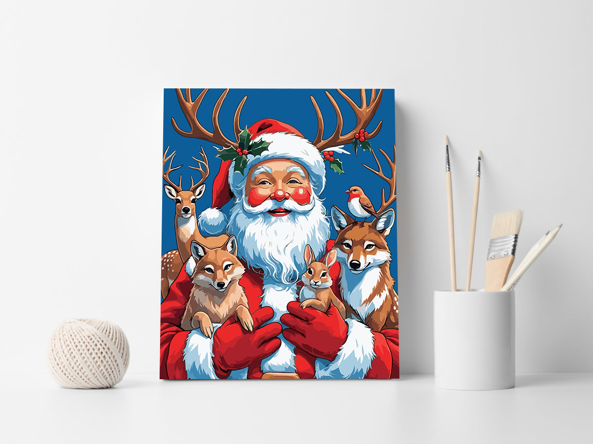 Set Pictură pe numere – Moș Crăciun 6188