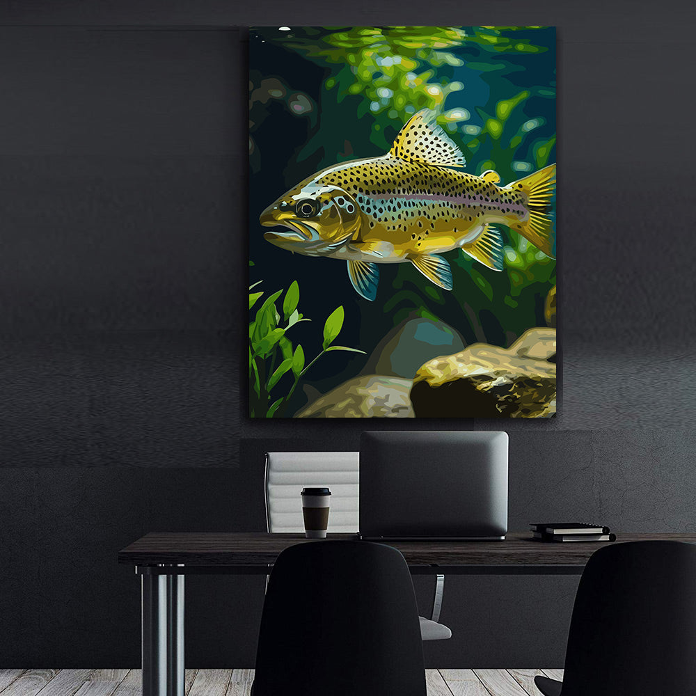 Pictura pe Numere – Linistea pastravului 7461