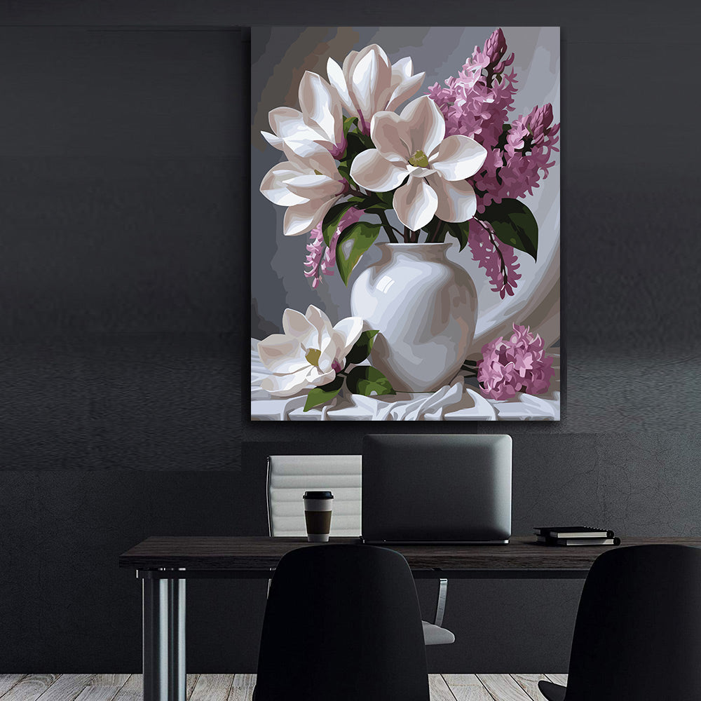 Pictura pe Numere – Eleganta magnoliei 7223