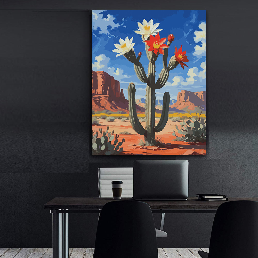 Pictura pe Numere – Oaza din desert 7050