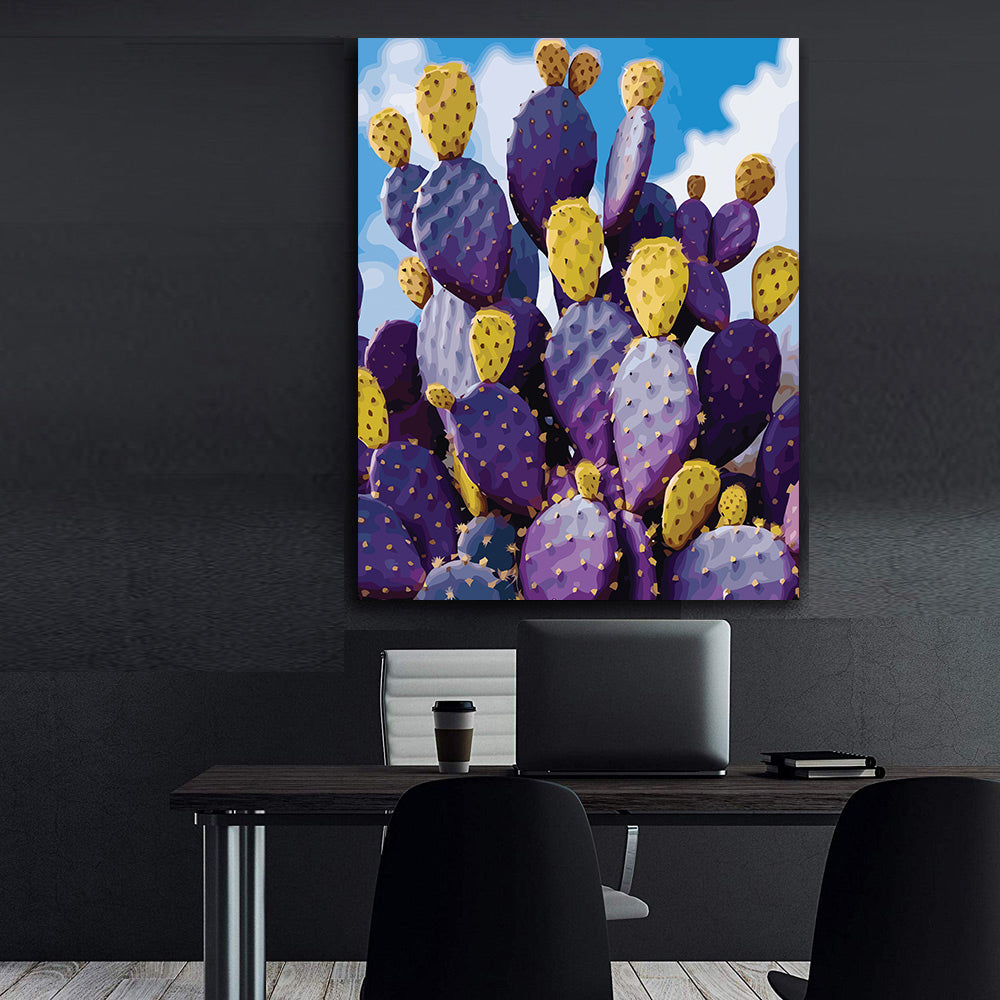 Pictura pe Numere – Spini violeti 7062