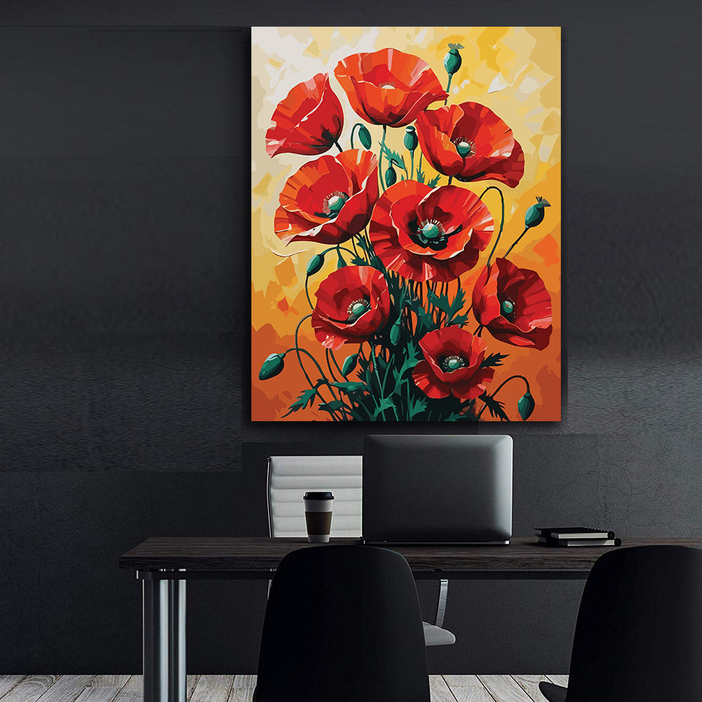 Pictura pe Numere – Vapaia macilor 6933