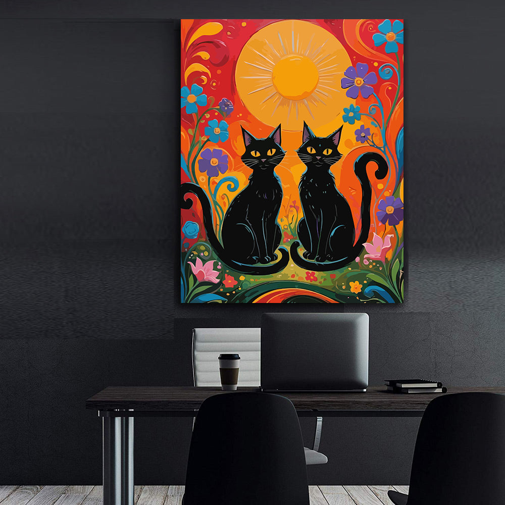 Pictura pe Numere – Siluete de catifea 7347