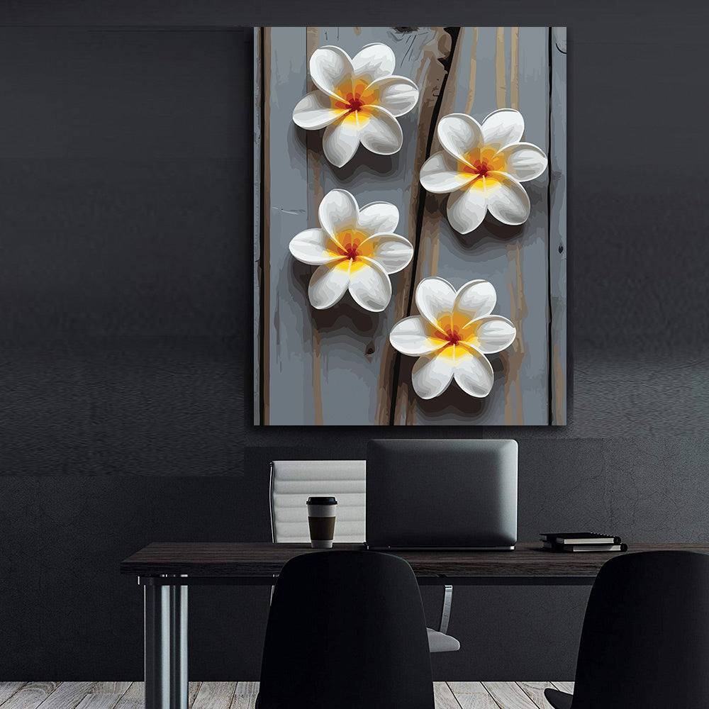 Pictura pe Numere – Parfum de plumeria 7083