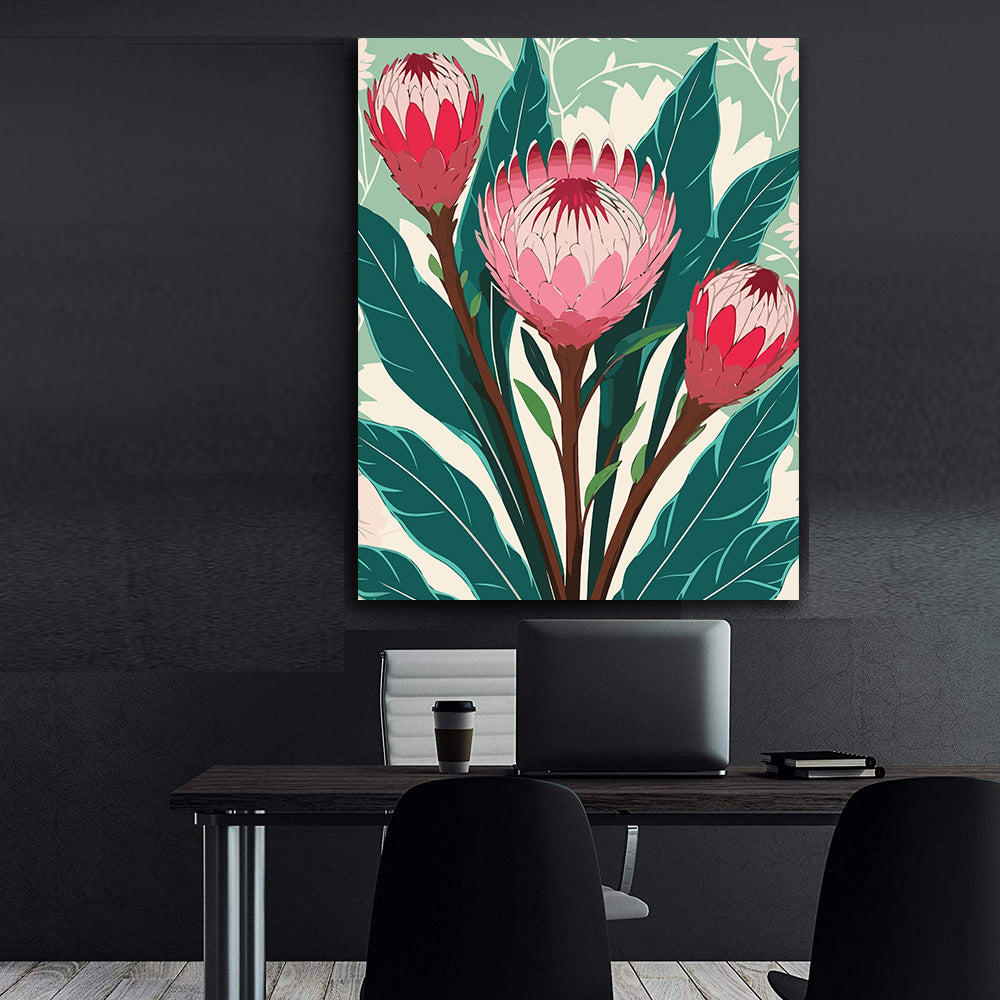 Pictura pe Numere – Protea regala 7210