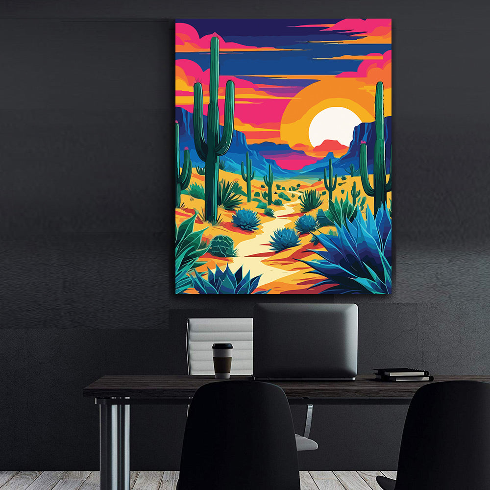 Pictura pe Numere – Suflet de desert 6980