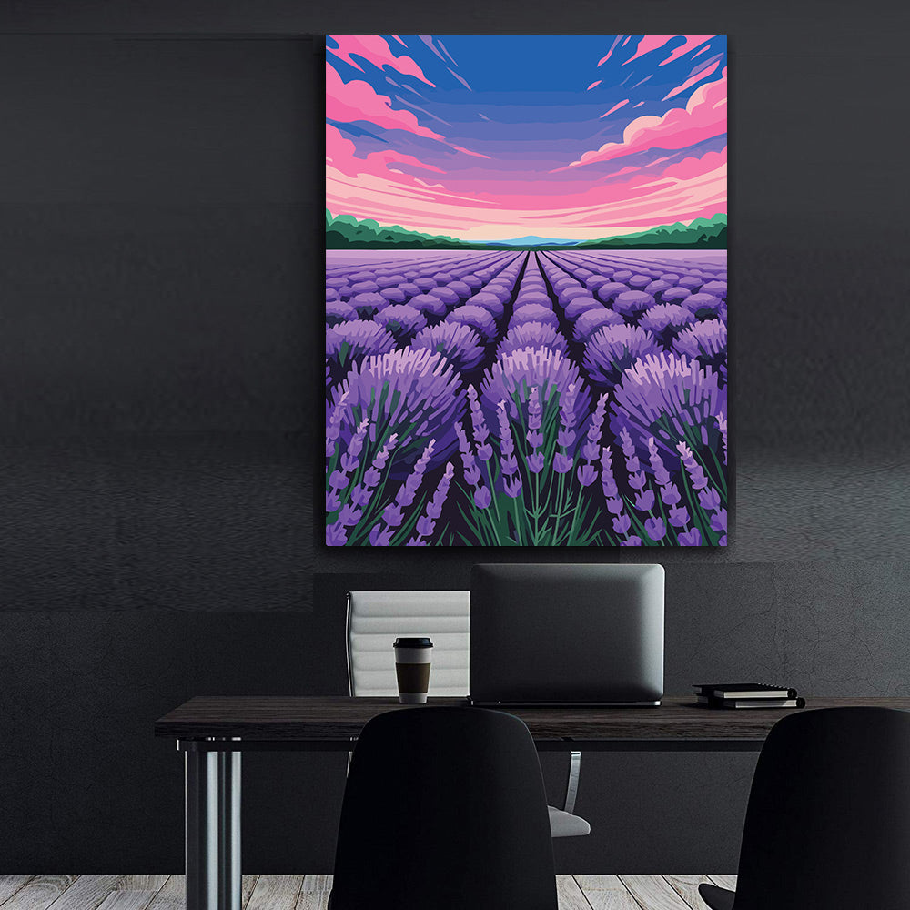 Pictura pe Numere – Infinit de lavanda 7174
