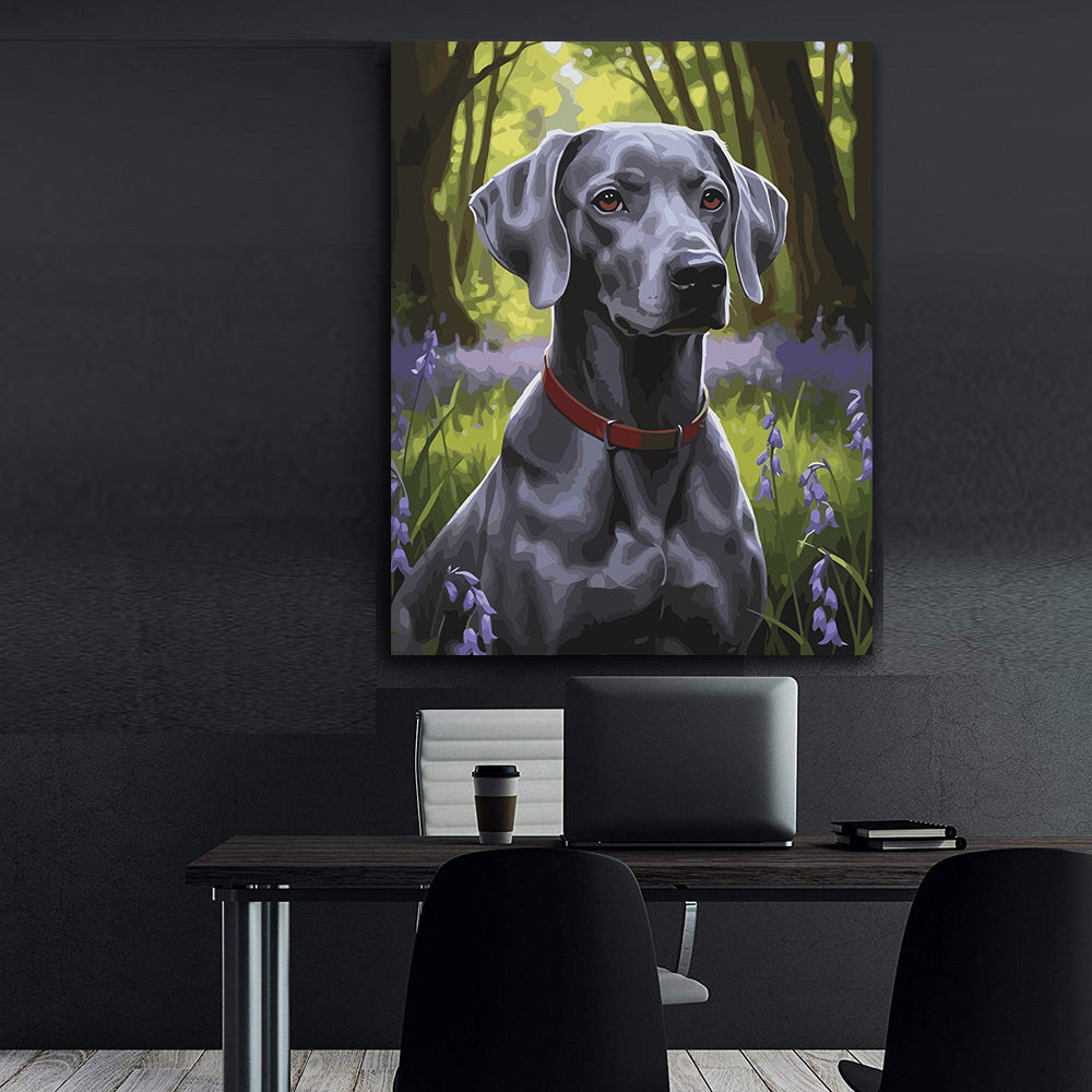 Pictura pe Numere – Nobletea cainelui argintiu 7478
