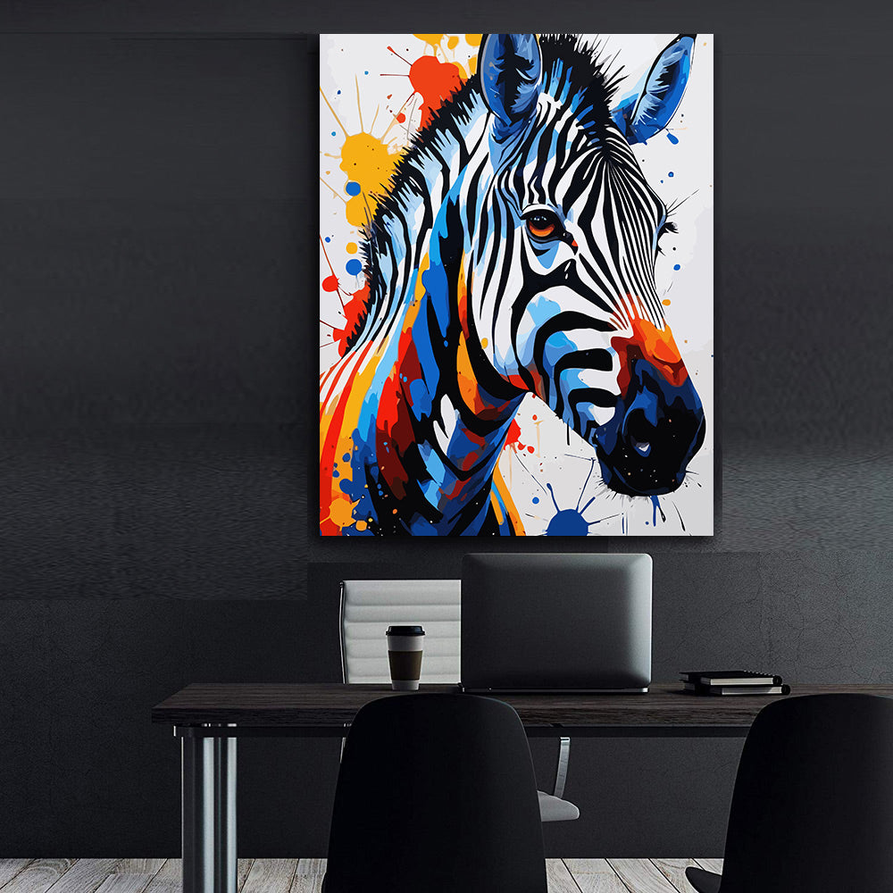 Pictura pe Numere – Reflexia zebrei 7390