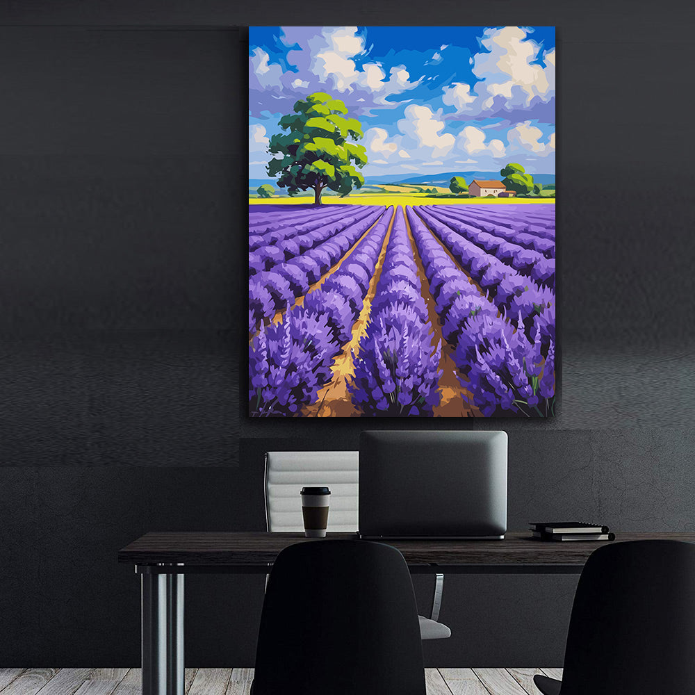 Pictura pe Numere – Ecou in Violet 6774
