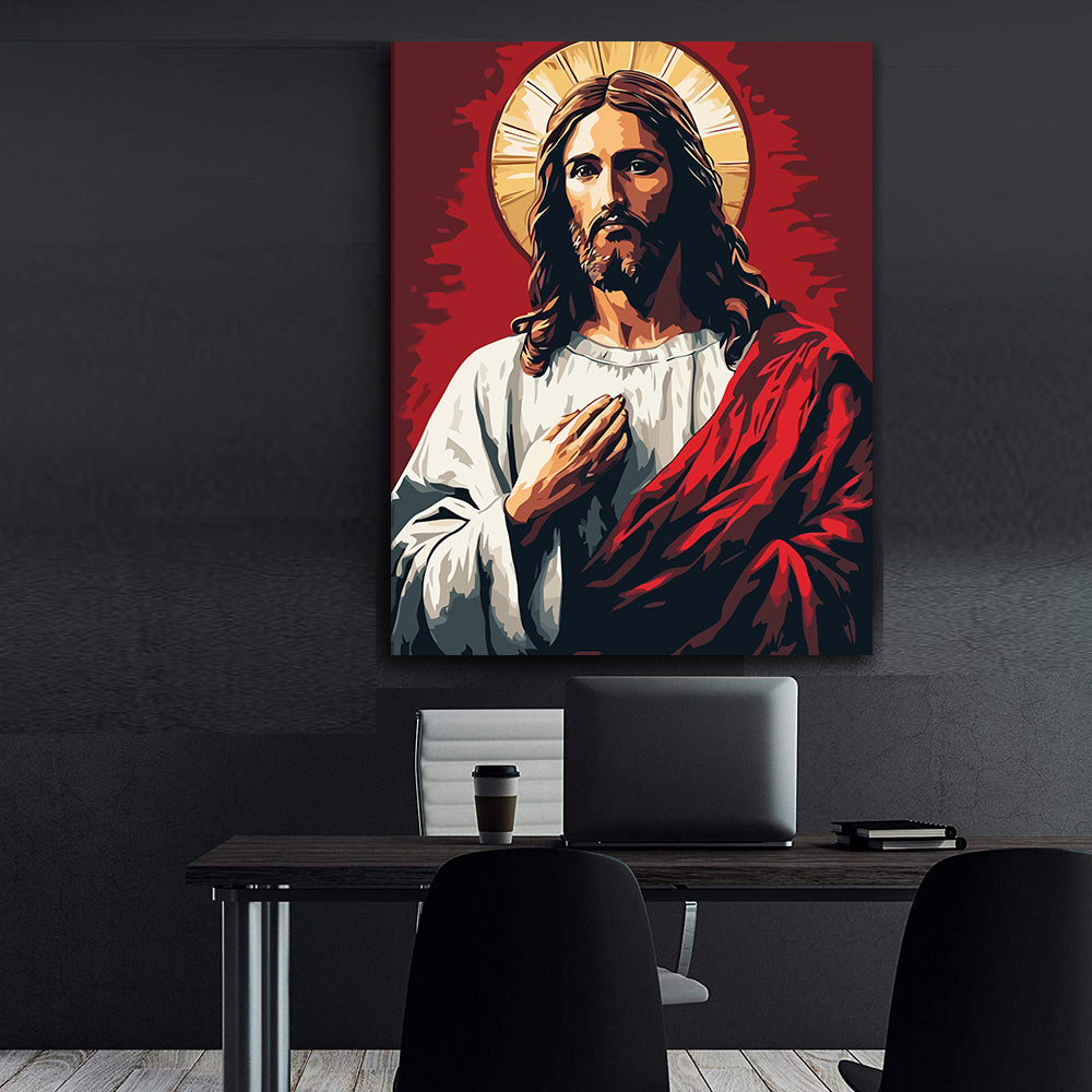 Set Pictură pe numere – Isus Hristos 6251