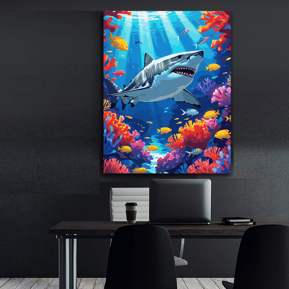Pictura pe Numere – Stapanul recifului colorat 7362
