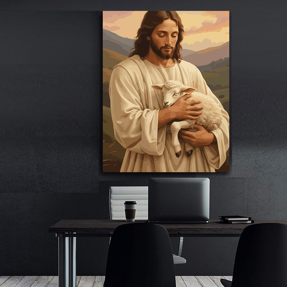 Set Pictură pe numere – Păstorul Cel Bun 6331