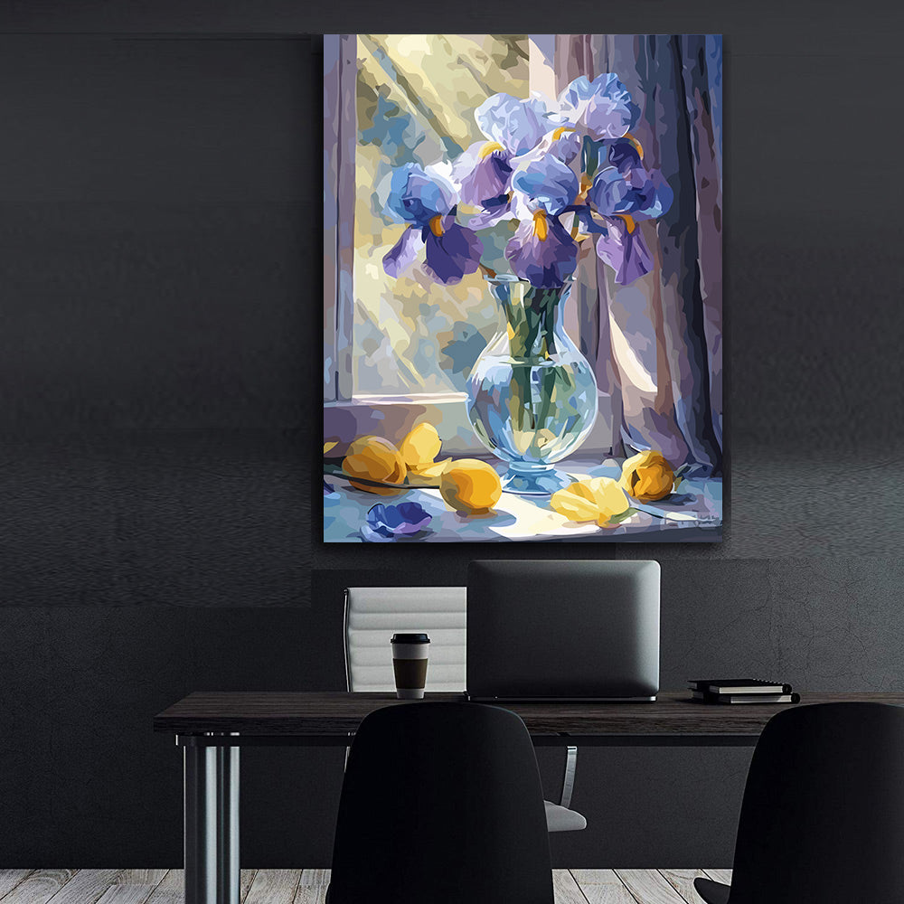 Pictura pe Numere – Ofranda soarelui in cristal 6653