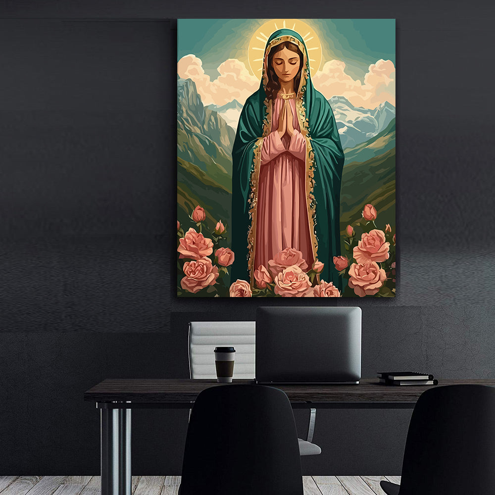 Set Pictură pe numere – Fecioara Maria 6240