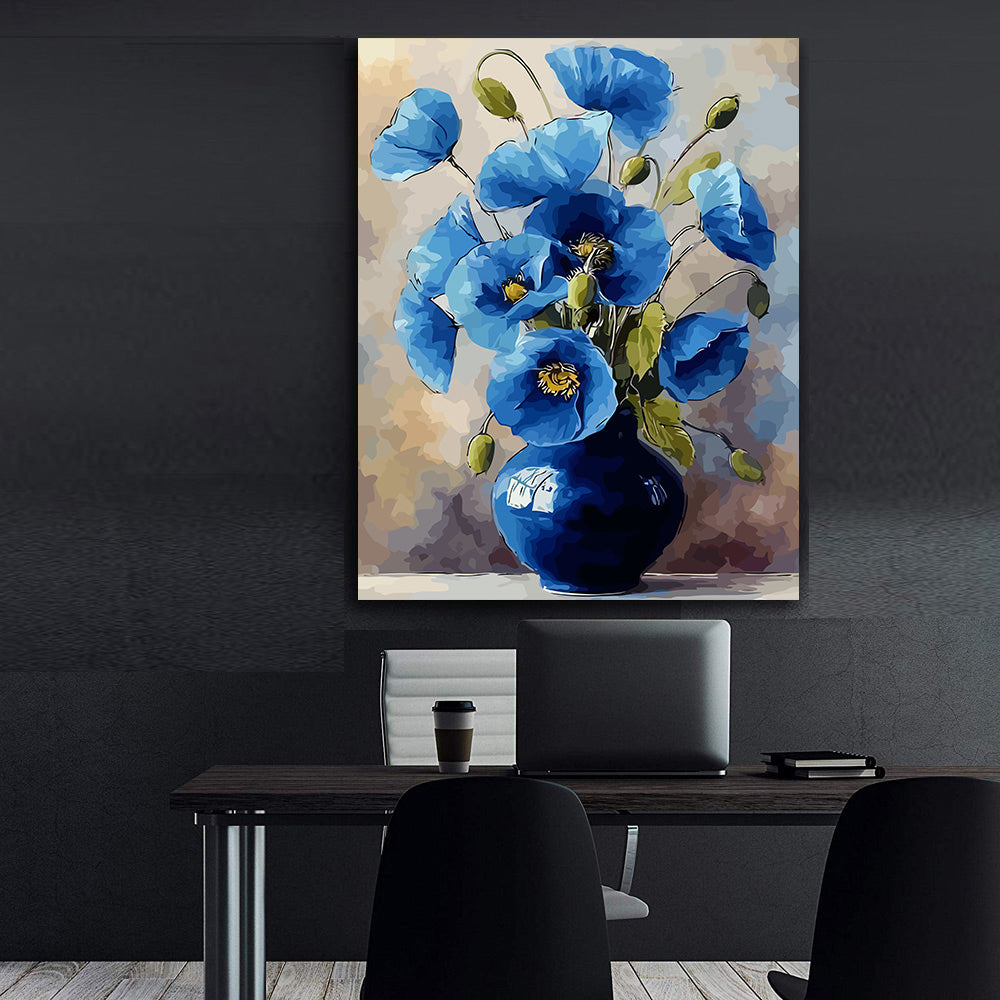 Pictura pe Numere – soapte de azur in amurg 6502