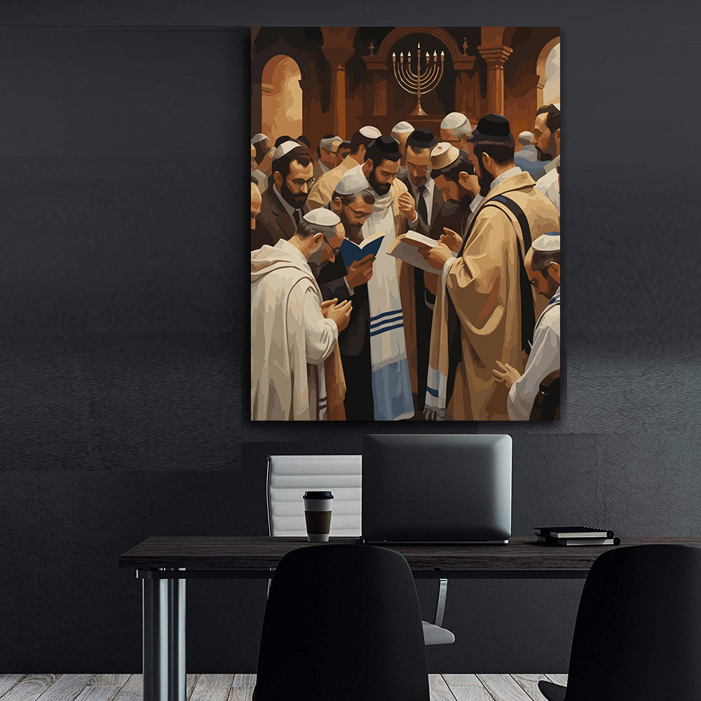 Set Pictură pe numere – Ceremonia De Citire A Torei 6297