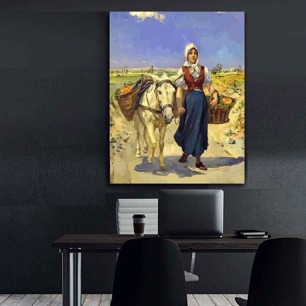 Set Pictură pe numere - Ocupație la Țară