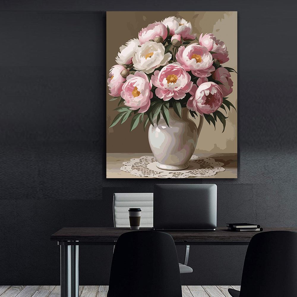 Pictura pe Numere – Roz si Dantela 6862