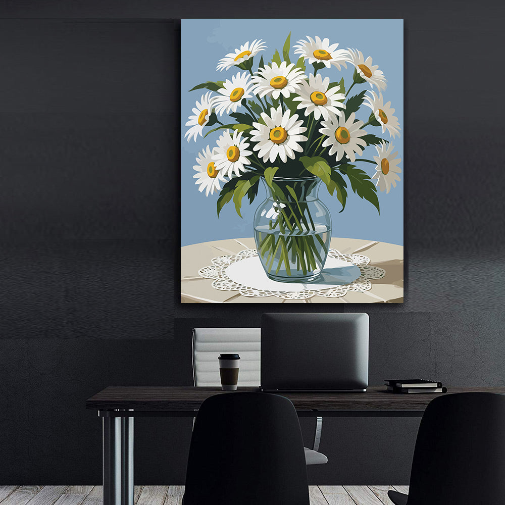 Pictura pe Numere – Puritate alba 7086