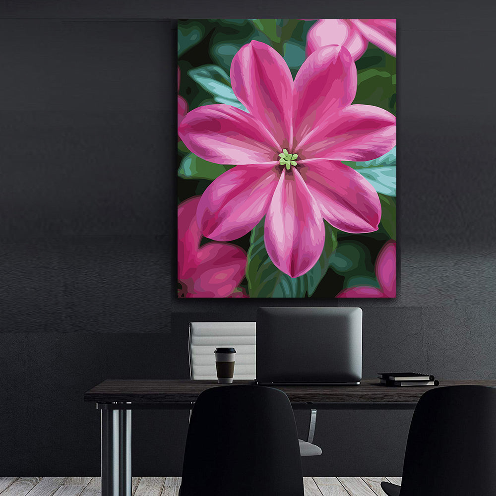 Pictura pe Numere – Stea de magenta 7156