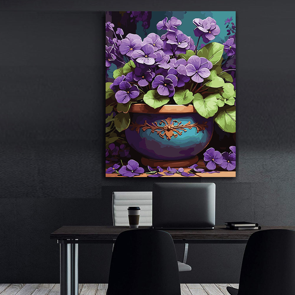 Pictura pe Numere – Taina violetelor 6974