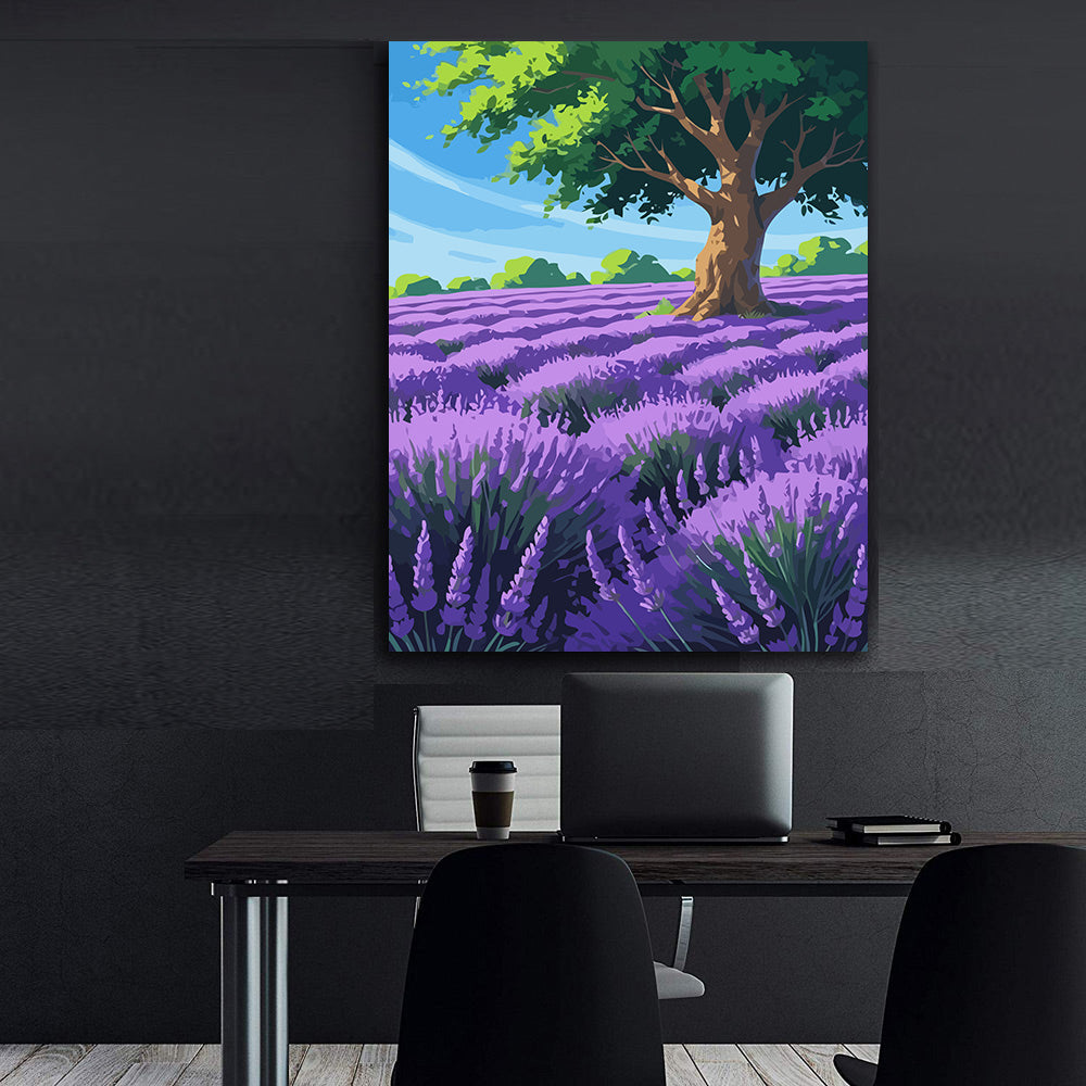 Pictura pe Numere – Oaza tacerii parfumate 6670
