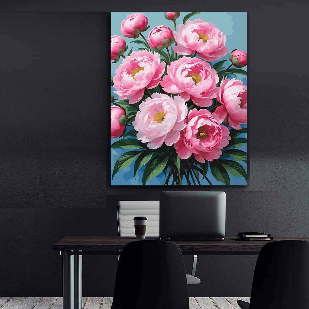 Pictura pe Numere – Simfonia bujorilor 7118