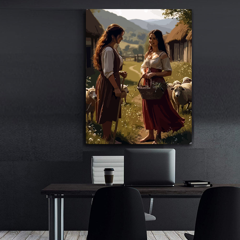 Set Pictură pe numere - Ocupație la Țară