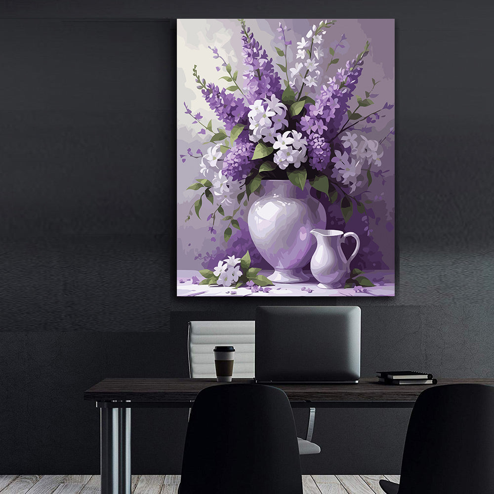 Pictura pe Numere – Armonie violeta 7037