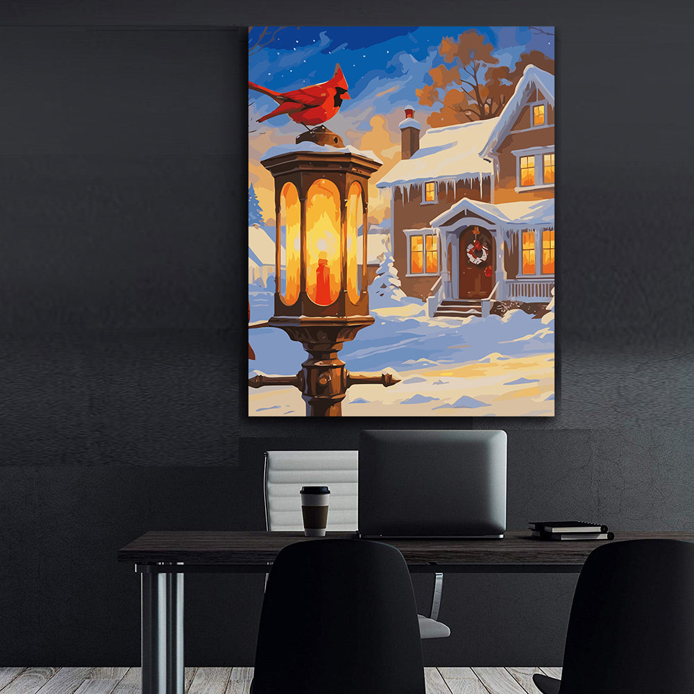 Set Pictură pe numere – Iarna În Oraș 6189