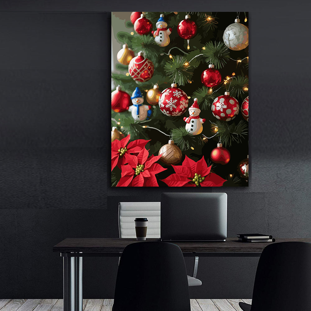 Set Pictură pe numere – Jucării De Crăciun 6218