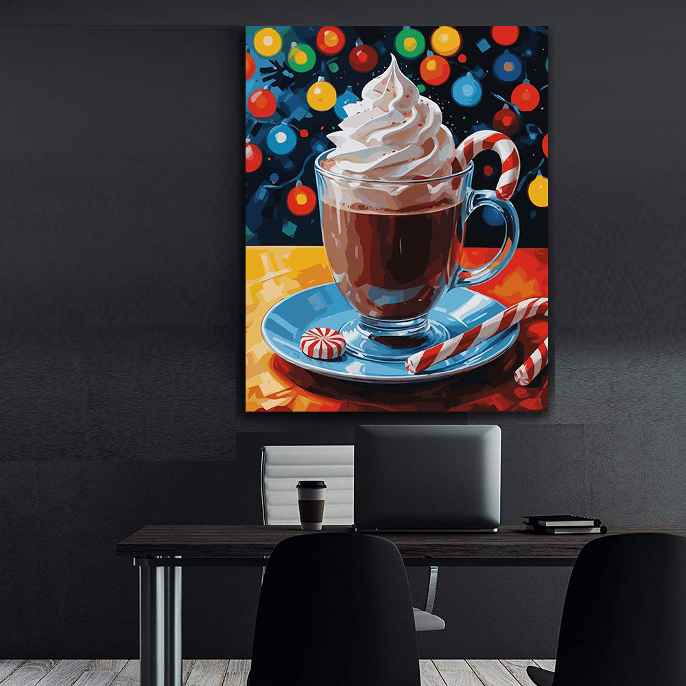 Set Pictură pe numere – Băutură De Iarnă 6165