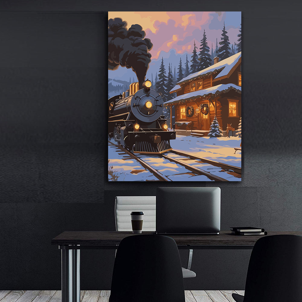 Set Pictură pe numere – Trenul Polar 6230