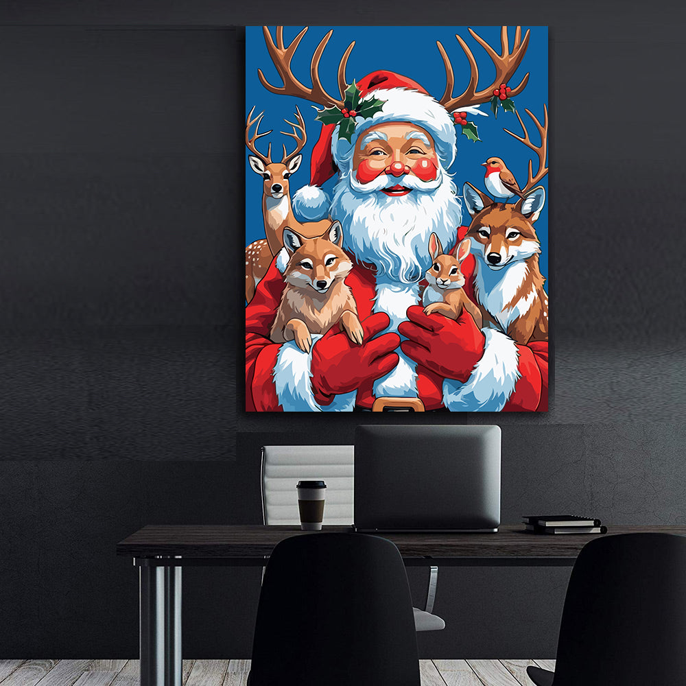 Set Pictură pe numere – Moș Crăciun 6188