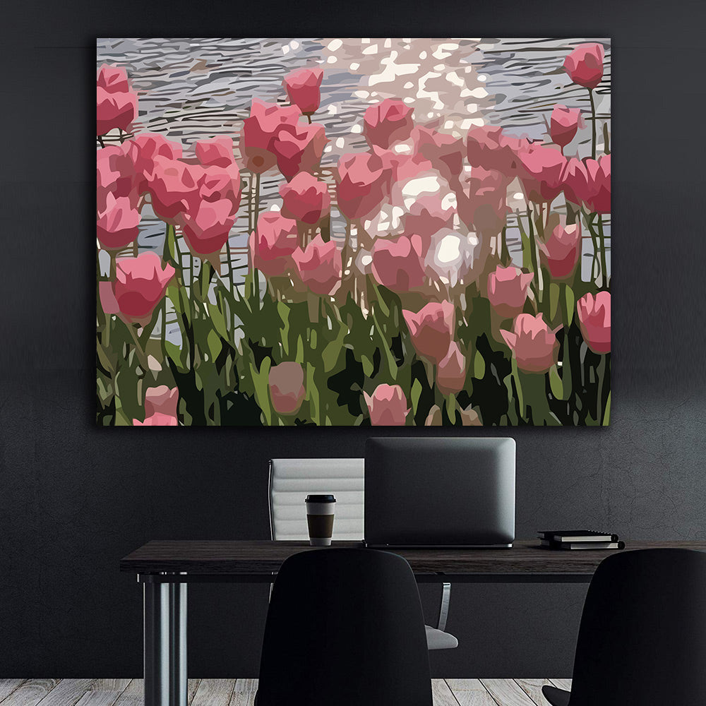 Pictura pe Numere – Reflexii roz 7114