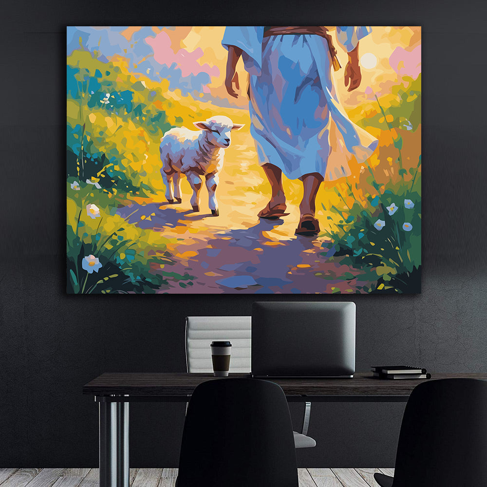Set Pictură pe numere – Bunul Păstor 6358