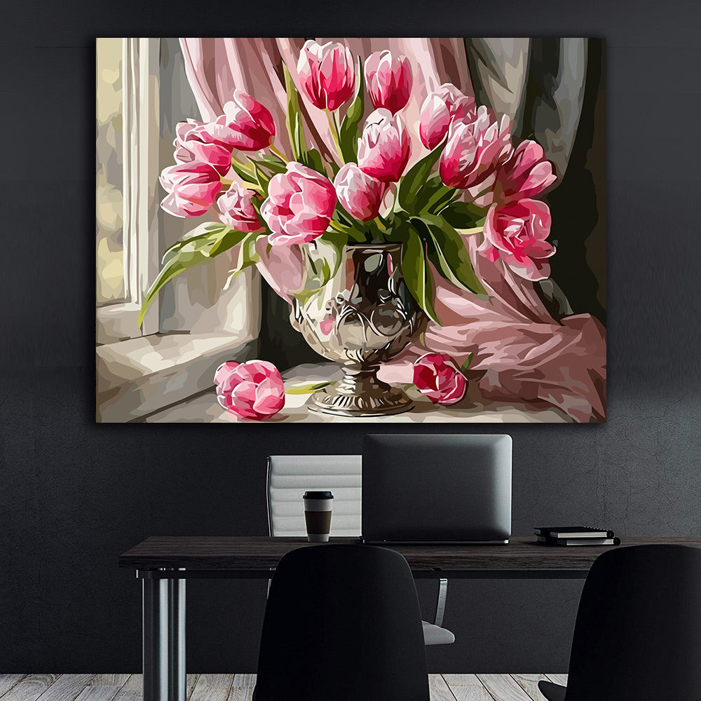 Pictura pe Numere – Gingasie roz 6647