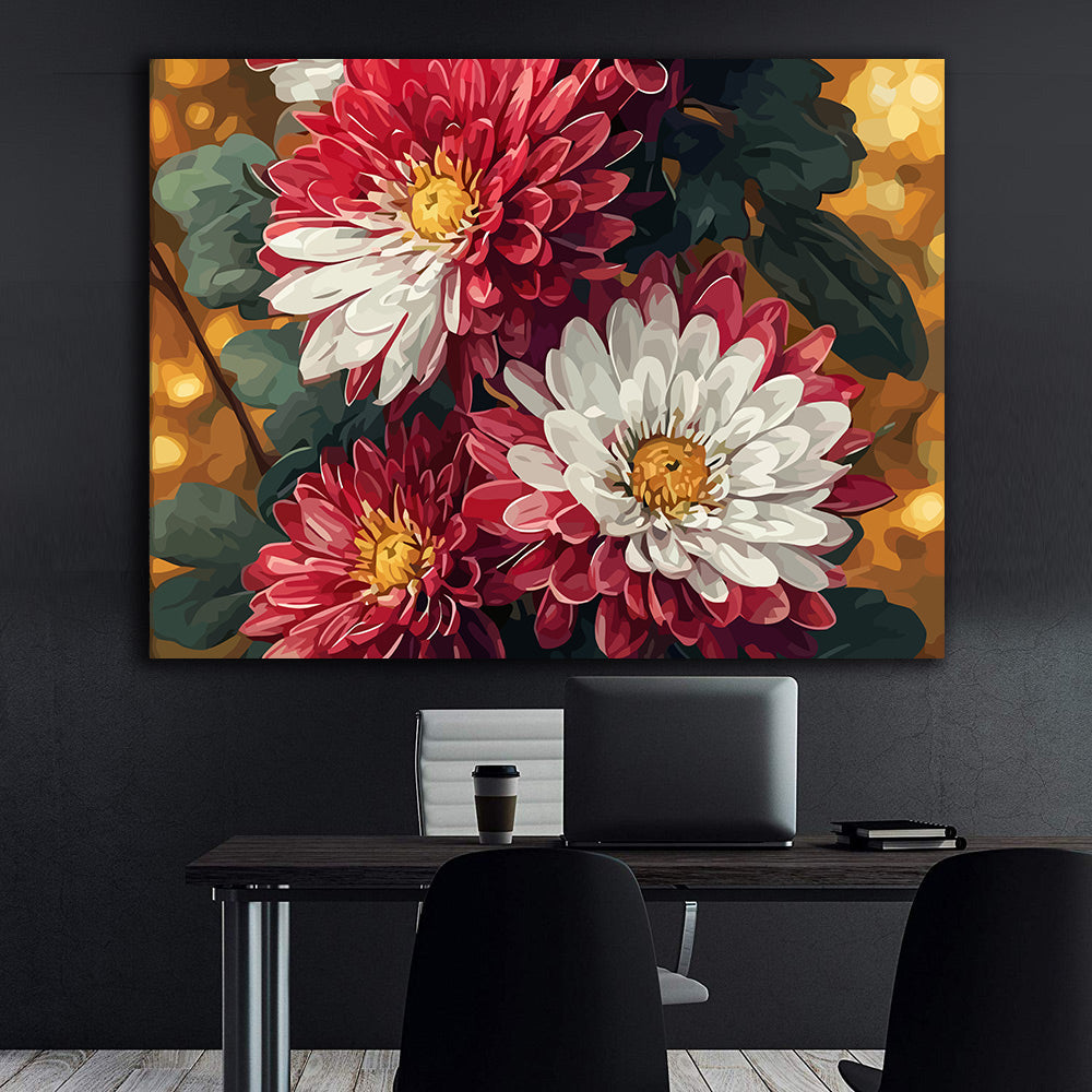 Pictura pe Numere – Petale in Straturi 6563