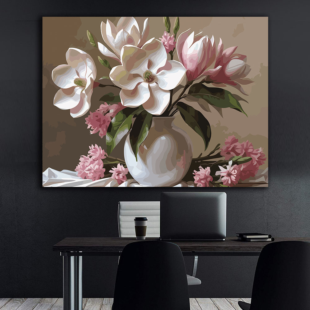 Pictura pe Numere – Eleganta magnoliilor 7085