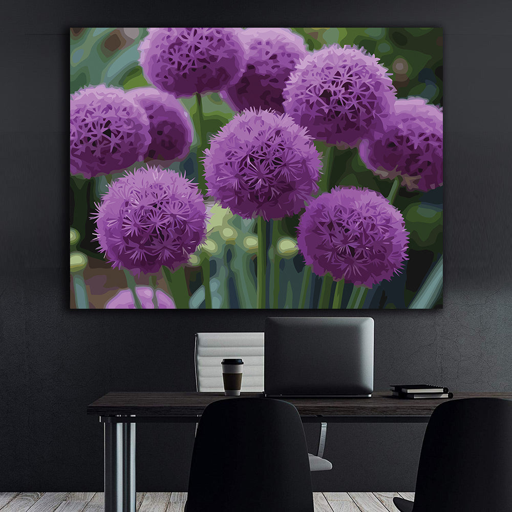 Pictura pe Numere – Sfere de Allium 6865