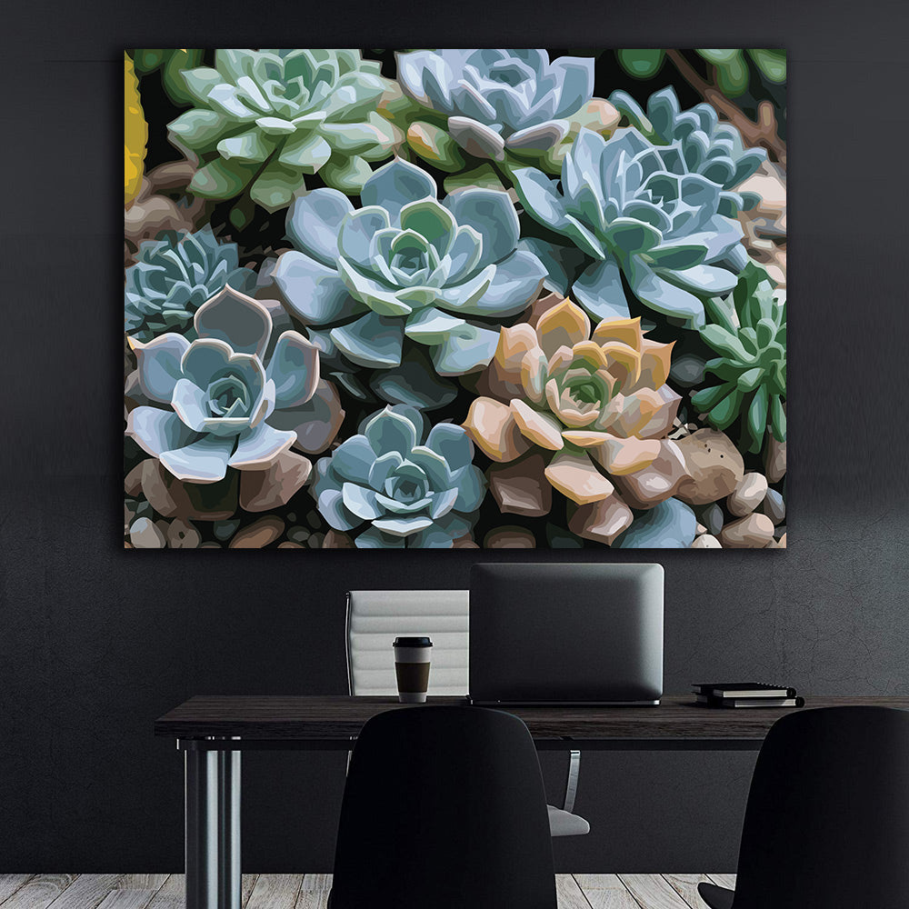 Pictura pe Numere – Trandafiri de piatra 6907