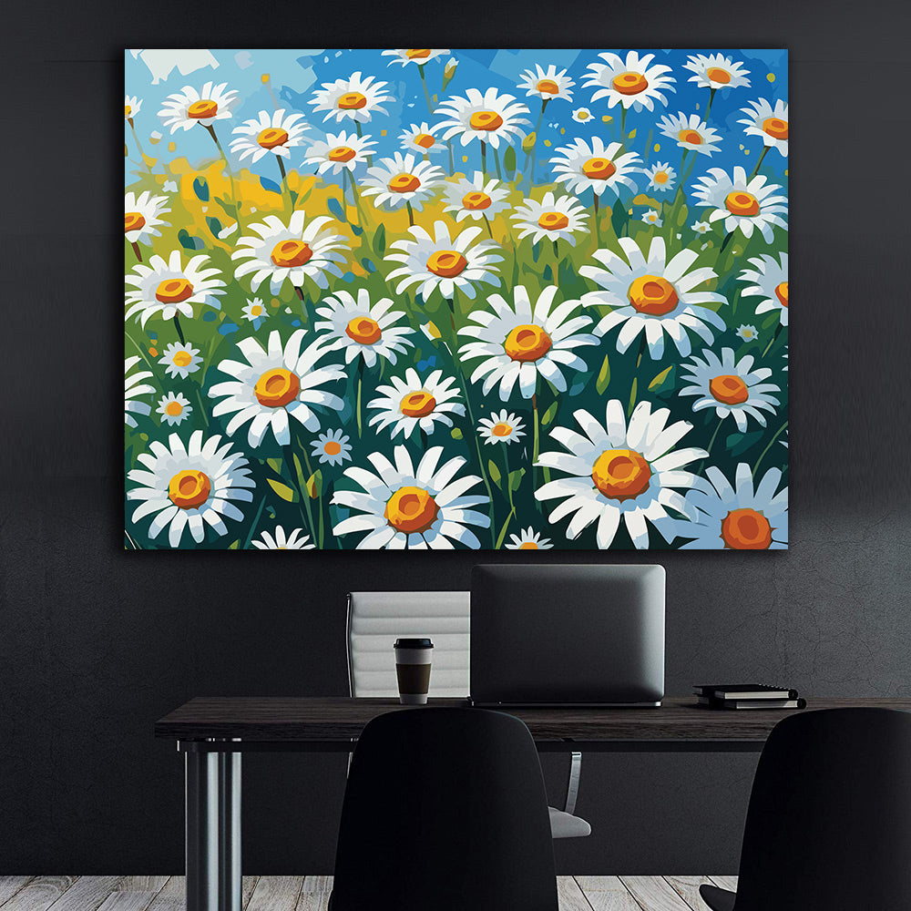 Pictura pe Numere – Margarete sub cer senin 7016