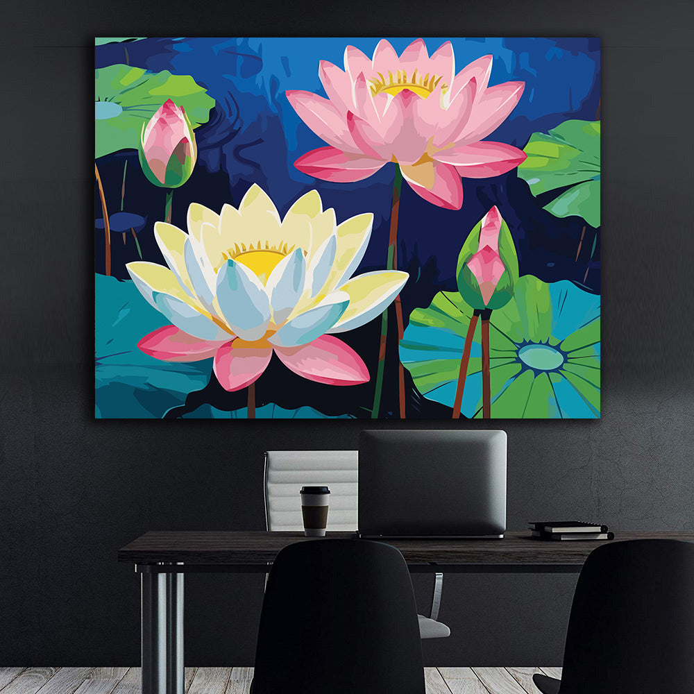 Pictura pe Numere – Serenitatea lotusului 7216