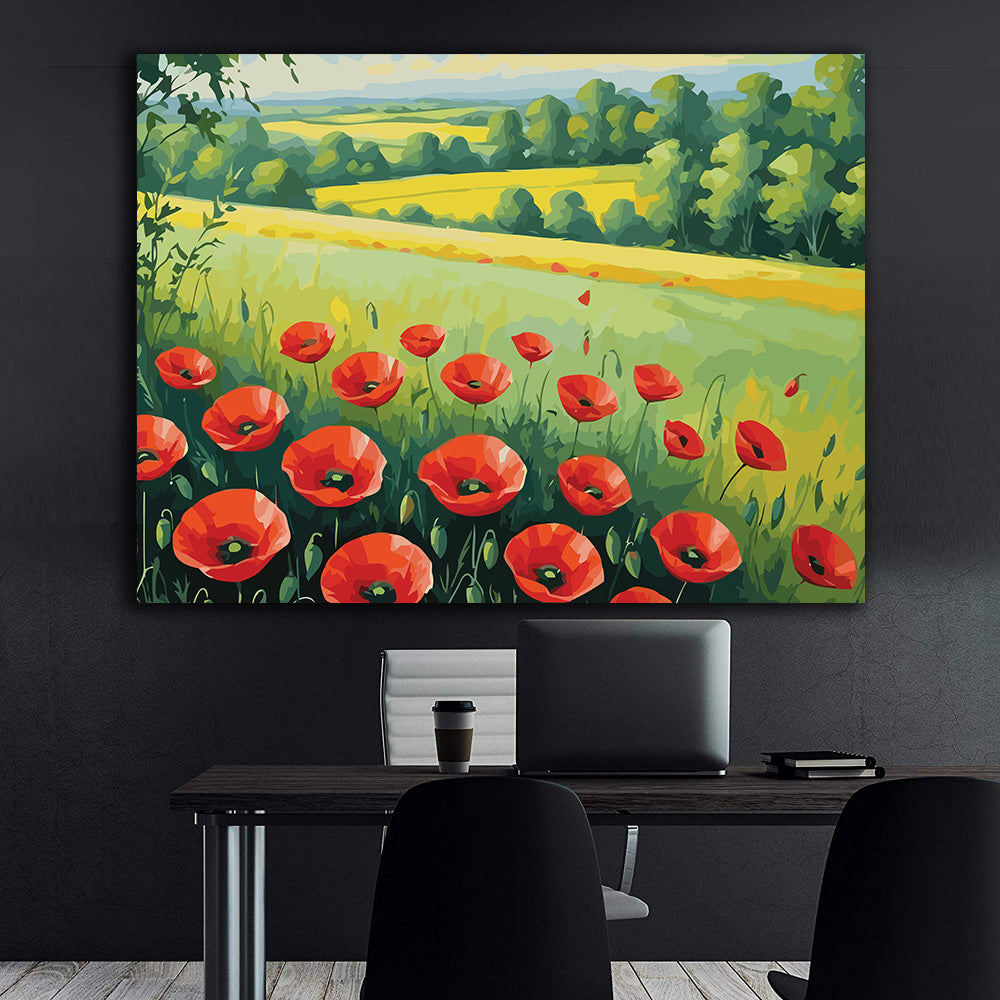Pictura pe Numere – Ecoul rosu al verii 7078
