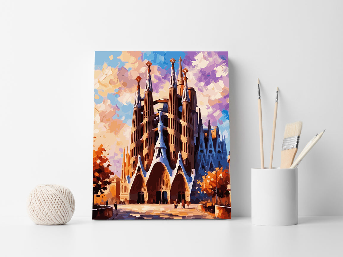 Set Pictură pe numere – Sagrada Familia 6354