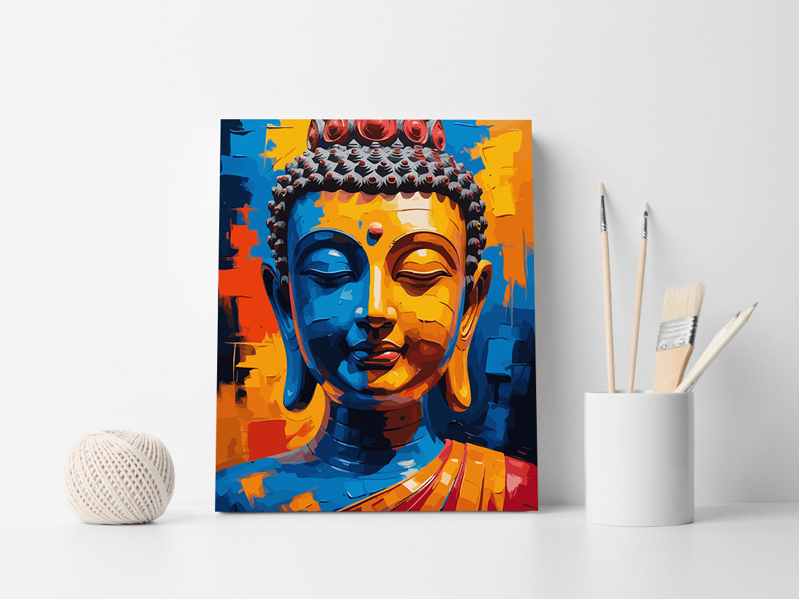 Set Pictură pe numere – Gautama Buddha 6367
