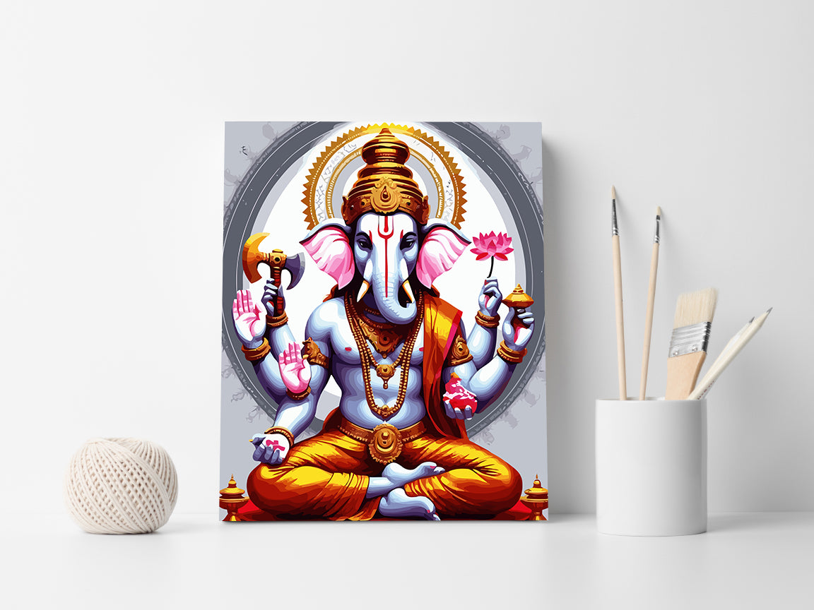 Set Pictură pe numere – Lordul Ganesha 6374