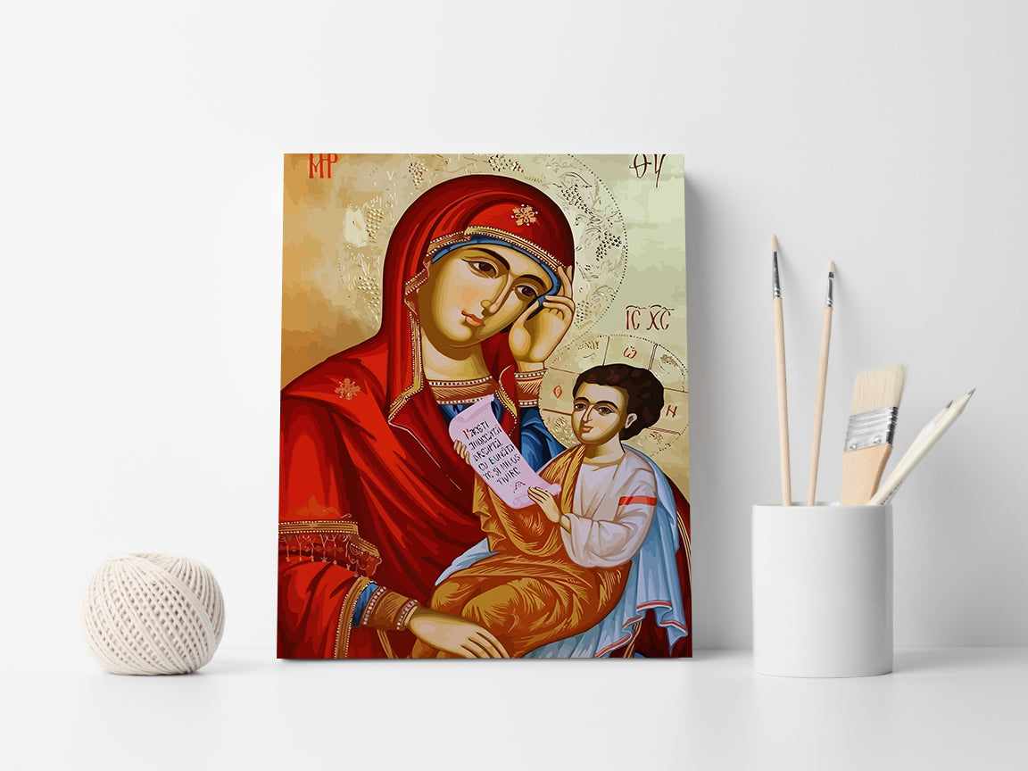 Set Pictură pe numere – Maica Domnului 6017